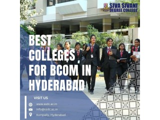 Best Colleges for BCom in Hyderabad