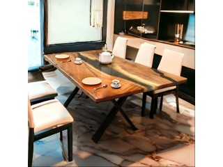Invest in a High-Quality Epoxy Dining Table for Your Home by Woodensure