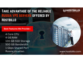 Take advantage of the reliable Russia VPS servers offered by Hostbillo