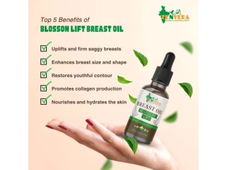 Achieve firmer and fuller breasts with natural breast lift oil