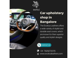 Car upholstery shop in Bangalore KA