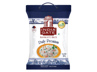 India Gate Basmati Daily Premium Rice to Enhance Your Meals Every Day