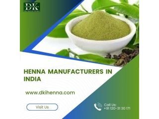 Henna Manufacturers In India