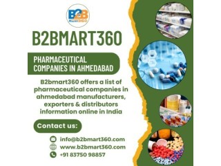 Pharmaceutical Companies in Ahmedabad | B2BMart360