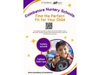 Coimbatore Nursery Schools: Find the Perfect Fit for Your Child