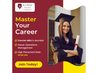 Top MBA in Operations Management - DY Patil Mumbai