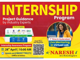 Free internship Awareness program in NareshIT 2024