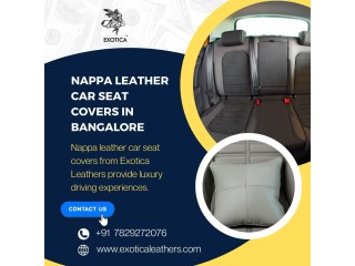 Nappa leather car seat covers in Bangalore Karnataka