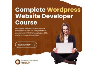Complete wordpress website developer course in zirakpur at cadl