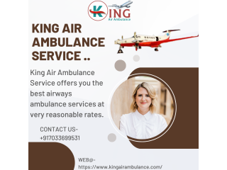Quick Air Ambulance Service in Lucknow by King