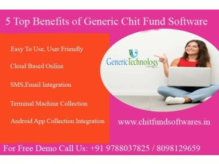 Benefits Of Genericchit Chit Fund Software