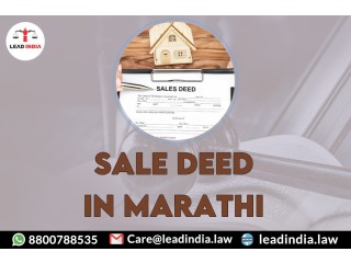 Lead india | leading legal firm | sale deed in marathi