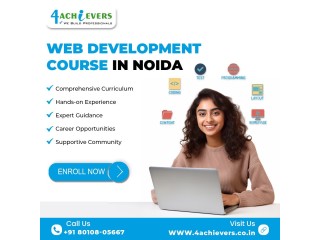 Join the best Web Development Course in Noida - 4achievers