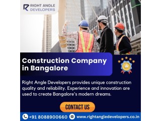 Construction Company in Bangalore | Building Construction Company in Bangalore