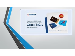 Get HDFC credit card instantly in a click