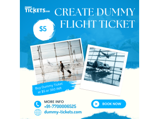 Create Dummy Flight Ticket