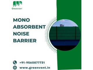 Mono Absorbent Noise Barrier