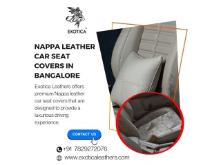 Genuine leather car seat covers in Bangalore KA