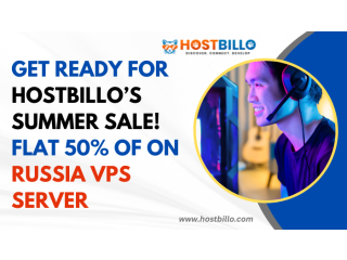 Get ready for Hostbillo’s summer sale! Flat 50% of on Russia VPS server