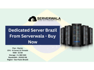 Dedicated Server Brazil From Serverwala - Buy Now