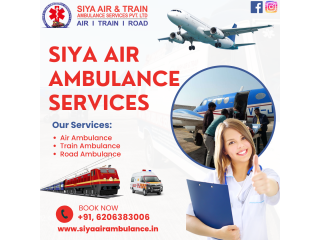 Emergency Air Ambulance Service in Patna - Siya Air Ambulance with Advanced Life Support