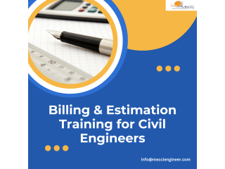 Unlock Your Potential Billing & Estimation Training for Civil Engineers at Mecci, Noida
