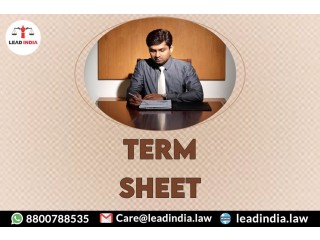Lead india | leading legal firm | term sheet