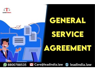 Lead india | leading legal firm | General service agreement