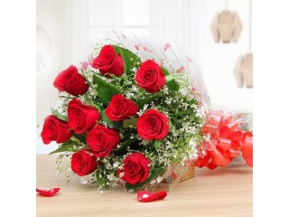 Buy Emotions And Love Rose Bouquet Online at Reasonable Price in Delhi