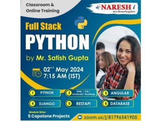 Best Full Stack Python Online Training in Hyderabad 2024