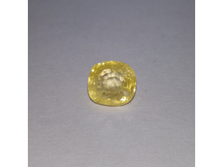 Yellow Sapphire Gemstone पुखराज 5.52 ct-6.13 Ratti