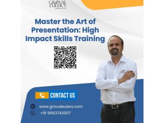 Master the Art of Presentation: High Impact Skills Training