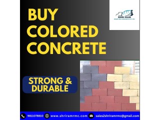 Colorful Creations with Shri Ram's Coloured Concrete Solutions