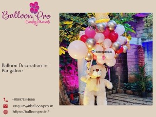 Transform Your Event with Creative Balloon Decoration in Bangalore