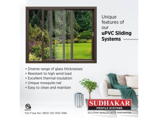 Upvc sliding windows and doors in india | Hyderabad - sudhakar profile system