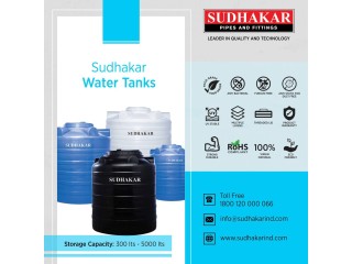 Water storage tanks | manufacturers | india | hyderabad - sudhakar pipes and fittings