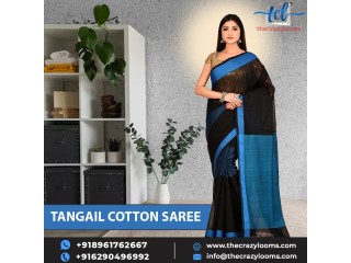 Bengal Tangail Saree, by The Crazy Looms, fashion attire for women