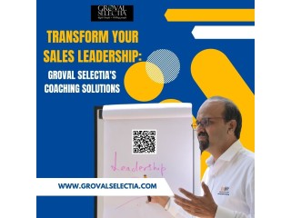 Transform Your Sales Leadership: Groval Selectia's Coaching Solutions