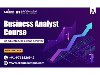 Best Business Analyst Online Course Provided By Croma Campus
