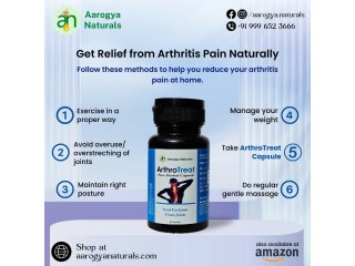Reduce your arthritis pain at home.