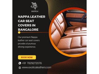 Nappa leather car seat covers in Bangalore KA
