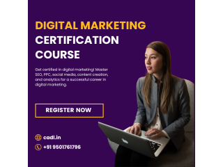 Digital Marketing Certification Course In Zirakpur (CADL)