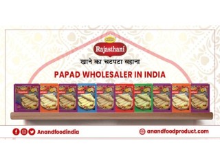 Top Manufacturer, Exporter, and Supplier of Papad in India - Anand Food Product
