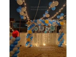 Terrace Decoration for Birthday, Anniversary, Marriage, Engagement, wedding in India