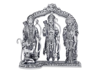 Buy Stunning Silver Ram Darbar Idol Set at Reliance Jewels