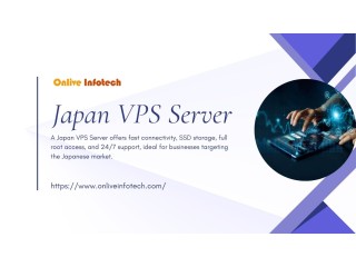 Boost your site with the Onlive Infotech Japan VPS Server now.