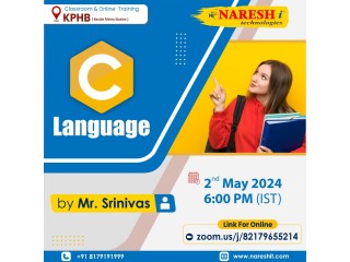 No 1 C Language Online Training in Hyderabad 2024
