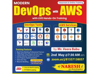 Best DevOps With AWS Course Training in NareshIT - Hyderabad
