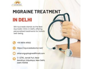 Best Migraine Treatment in Delhi - SKK Ayurveda