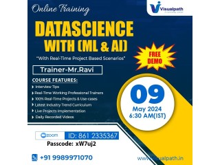 DataScience with (ML&AI) Online Training Free Demo